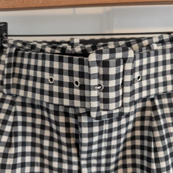 Zara/Gingham Trousers Sz S - Picture 5 of 6
